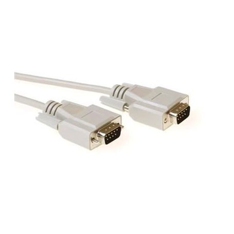 ACT Serial 1:1 connection cable 9 pin D-sub male to 9 pin D-sub male 3m White