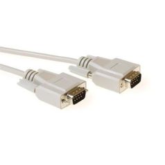   ACT Serial 1:1 connection cable 9 pin D-sub male to 9 pin D-sub male 5m Ivory