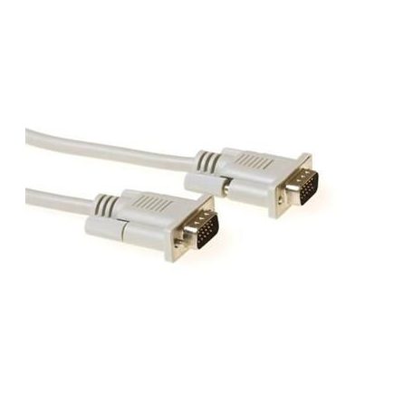 ACT VGA cable male to male 1,8m Ivory