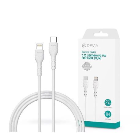 Devia Kintone USB-C/Lightning Cable 1m White