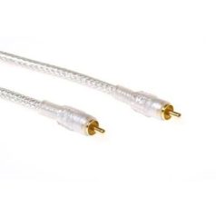 ACT 1 x RCA male to 1 x RCA male cable 2m Transparent