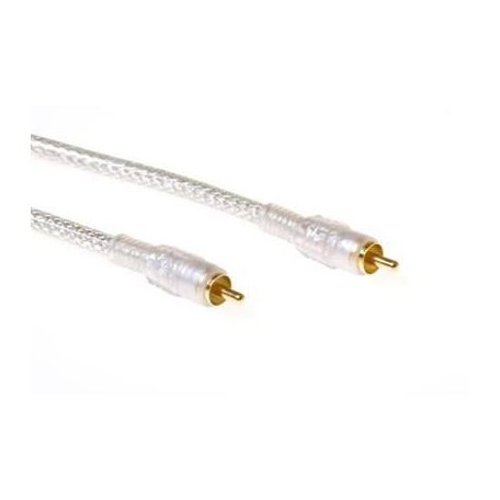 ACT 1 x RCA male to 1 x RCA male cable 2m Transparent