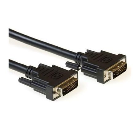 ACT DVI-D Dual Link cable male to male 0,5m Black