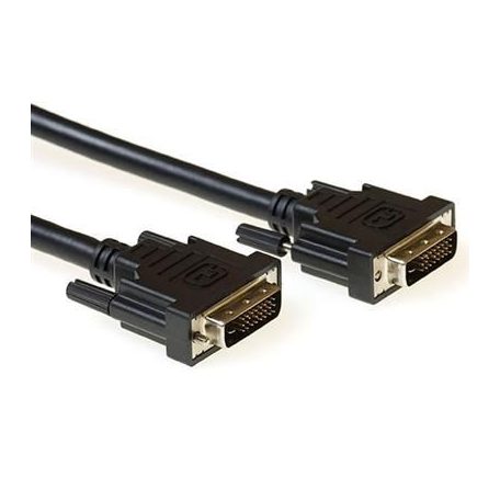 ACT DVI-D Dual Link cable male to male 1m Black