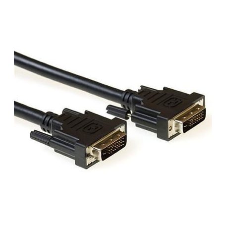 ACT DVI-D Dual Link cable male to male 1,5m Black