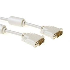   ACT DVI-D Single Link cable male to male High Quality 5m Ivory