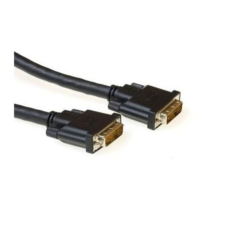 ACT DVI-D Single Link low loss cable male to male 10m Black