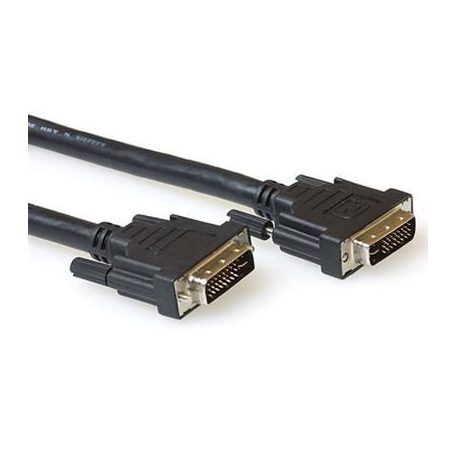 ACT DVI-I Dual Link cable male to male 1,5m Black