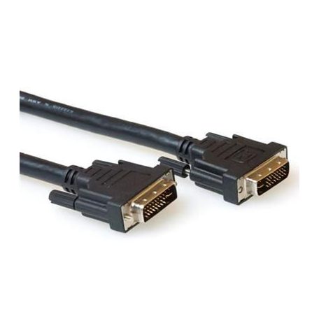 ACT DVI-I Dual Link cable male to male 2m Black