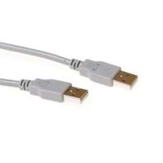 ACT USB 2.0 A male to USB A male 3m Ivory