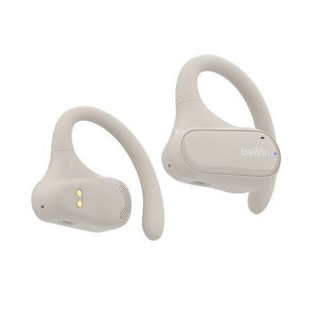 Belkin SoundForm ClearFit Open-Ear Wireless Earbuds Sand