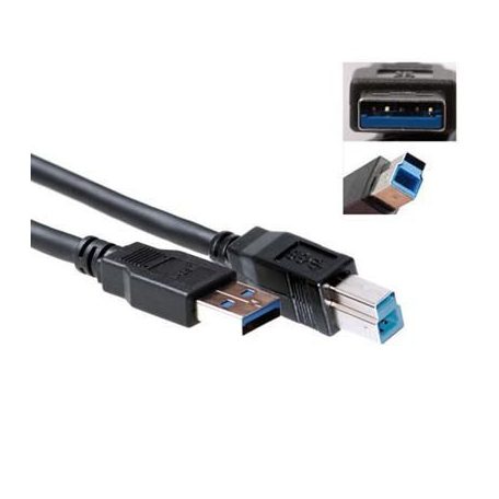 ACT USB 3.0 A male to USB B male 3m Black