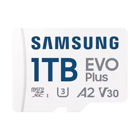 Samsung 1TB microSDXC EVO Plus Class10 U3 A2 V30 + adapterrel