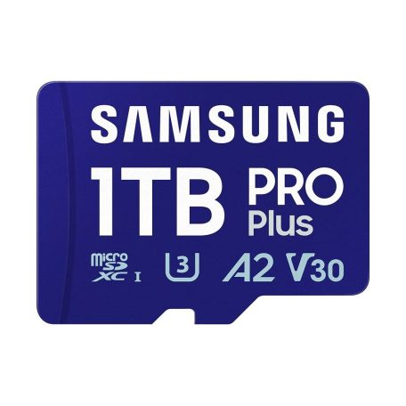 Samsung 1TB microSDXC Pro Plus Class10 U3 A2 V30 + adapterrel