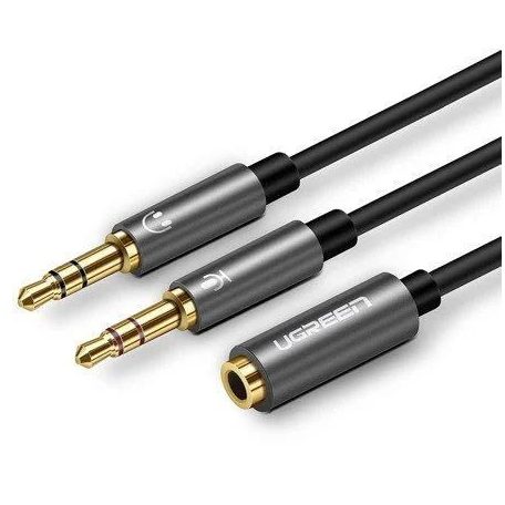 UGREEN AV140 AUX Audio Splitter 0,2m Black