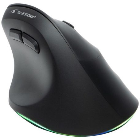 Bluestork M-WL-ERGO-LUMI Wireless Mouse Black