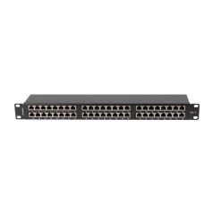 Lanberg 48-port Patch Panel 1U Black