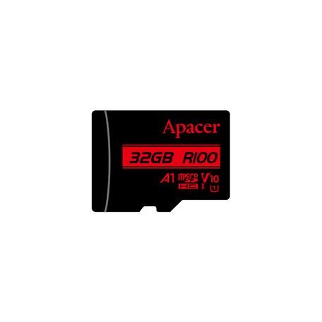 Apacer 32GB microSDHC CL10 UHS-I U1 V10 A1 + adapterrel