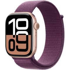   Apple Watch S10 GPS 46mm Rose Gold Alu Case with Plum Sport Loop