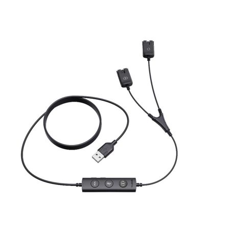 Yealink USB/QD Trainer Cable for Headset Black