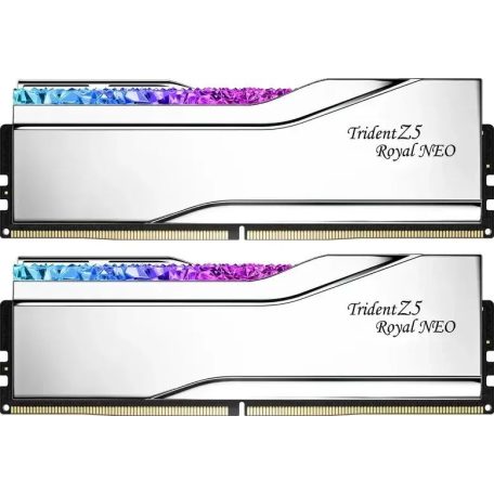 G.SKILL 32GB DDR5 6000MHz Kit(2x16GB) Trident Z5 Royal Neo RGB Silver