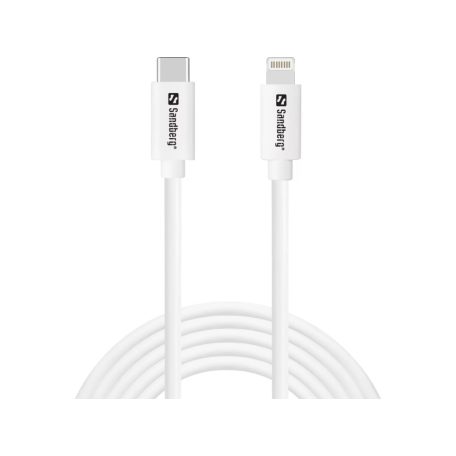 Sandberg USB-C PD to Lightning 2m White