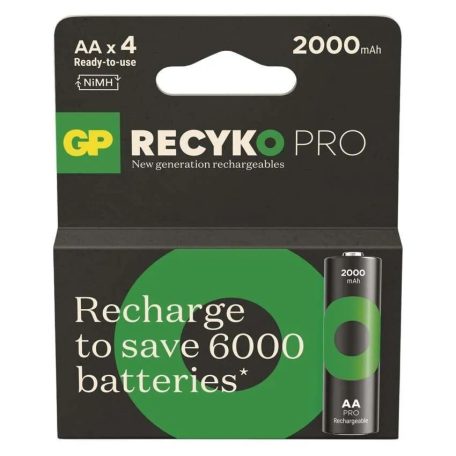 GP ReCyko Pro 2000mAh AA Ni-MH akkumulátor 4db/csomag