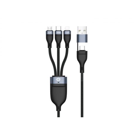 Conceptronic  ETTA06B15 USB 3-in-1 PD 3.0 100W Fast Charging Cable