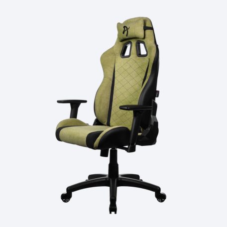 Arozzi Avanti Soft Fabric Gaming Chair Moss Green