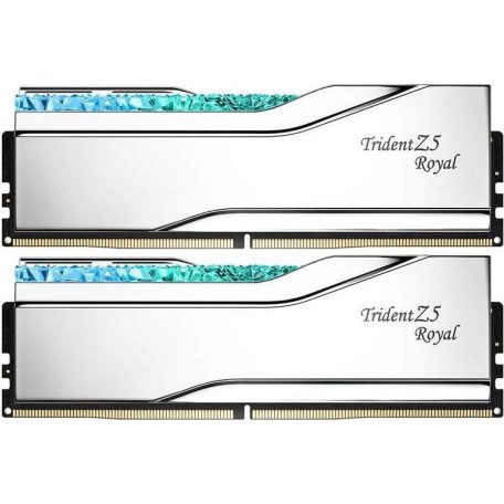 G.SKILL 32GB DDR5 6400MHz Kit(2x16GB) Trident Z5 Royal RGB Silver