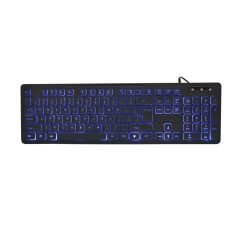   Gembird KB-UML3-02 3-color Backlight Multimedia Keyboard Black US