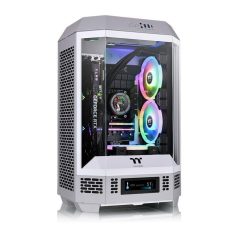   Thermaltake The Tower 300 Micro Tower Chassis Tempered Glass Limestone