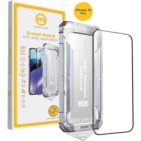 Mobile Origin Screen Guard with easy application iPhone 16 Pro Yellow