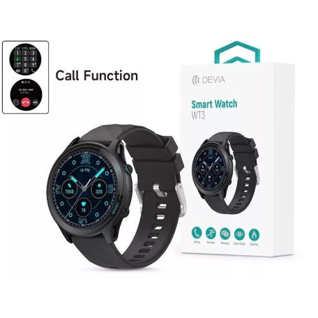 Devia WT3 Smart Watch Black