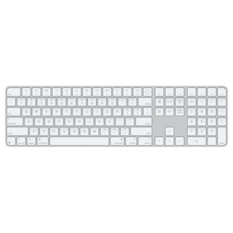 Apple Magic Keyboard (2024) Touch ID and Numeric Keypad Bluetooth Keyboard White US