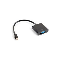 Lanberg Displayport Mini(M)->VGA(F) Cable 0,2m Black