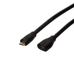   Logilink CU0120 USB 2.0 cable Micro-USB/M to Micro-USB/F 0,5m Black