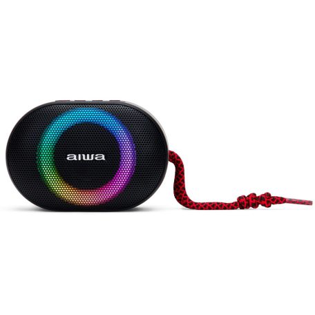 Aiwa BST-330RD Portable Bluetooth Speaker Black/Red