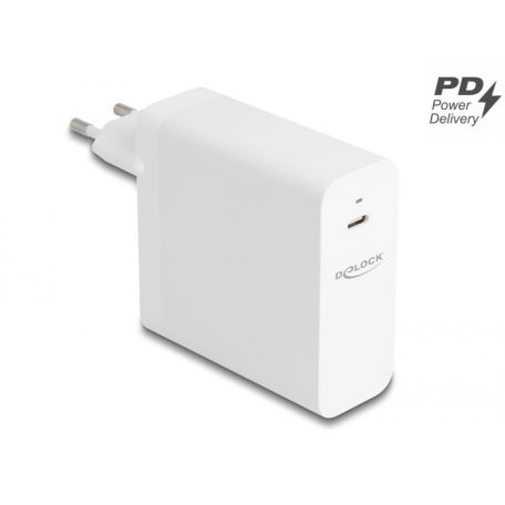 DeLock USB GaN Charger 1xUSB Type-C PD 3.1 with 140W White