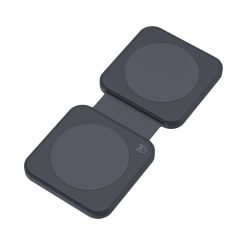 Dviced 2-in-1 Foldable Magnetic Wireless charger Black