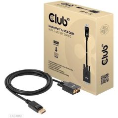 Club3D DisplayPort to VGA Cable 2m Black