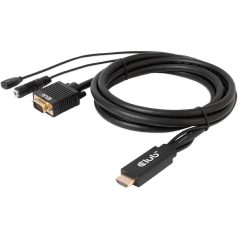 Club3D HDMI to VGA Cable 2m Black