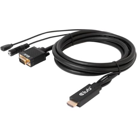 Club3D HDMI to VGA Cable 2m Black