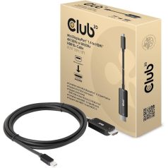 Club3D MiniDisplayPort 1.4 to HDMI Cable 1,8m Black