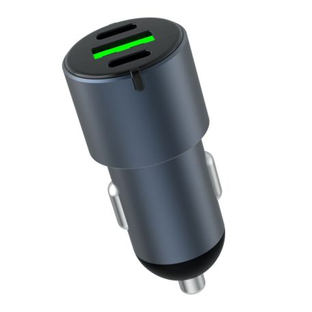 Dviced Car charger triple USB 60W Gray