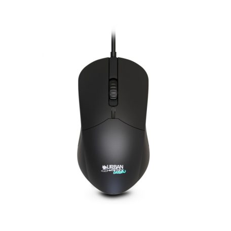 URBAN factory Cyclee Wired mouse Black