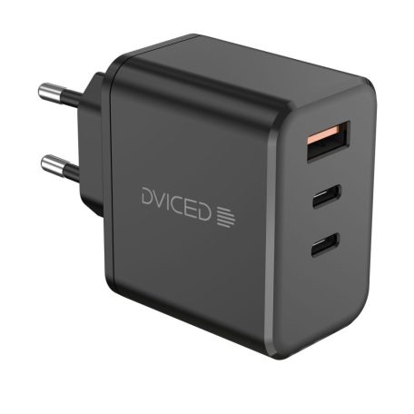 Dviced Wall Charger 65W and 1,25m cable GaN EU Black