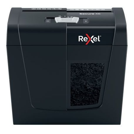 Rexel Secure X6 Iratmegsemmisítő Black