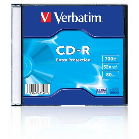 Verbatim DataLife CD-R 80 52x slim tok 1db/cs (1-es címke)