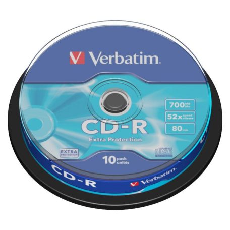 Verbatim DataLife CD-R 80 52x 10db/henger (10-es címke)